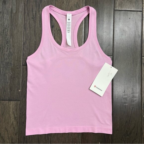 Lululemon NWT Swiftly Tech Racerback Tank Top 2.0 *Race Length Vitapink - Picture 1 of 7